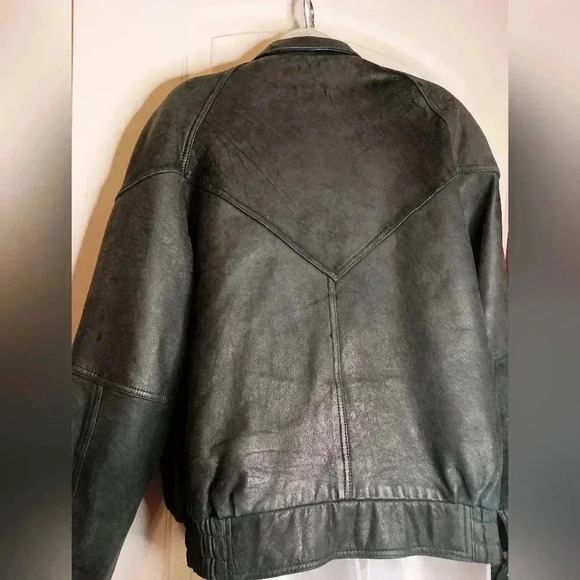 CASABLANCA butterly Fall Winter leather jacket (#886)(C) - Picture 7 of 14